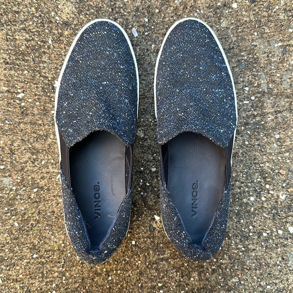 Vince Warren Slip-On Sneaker in Nave Tweed Size 5.5